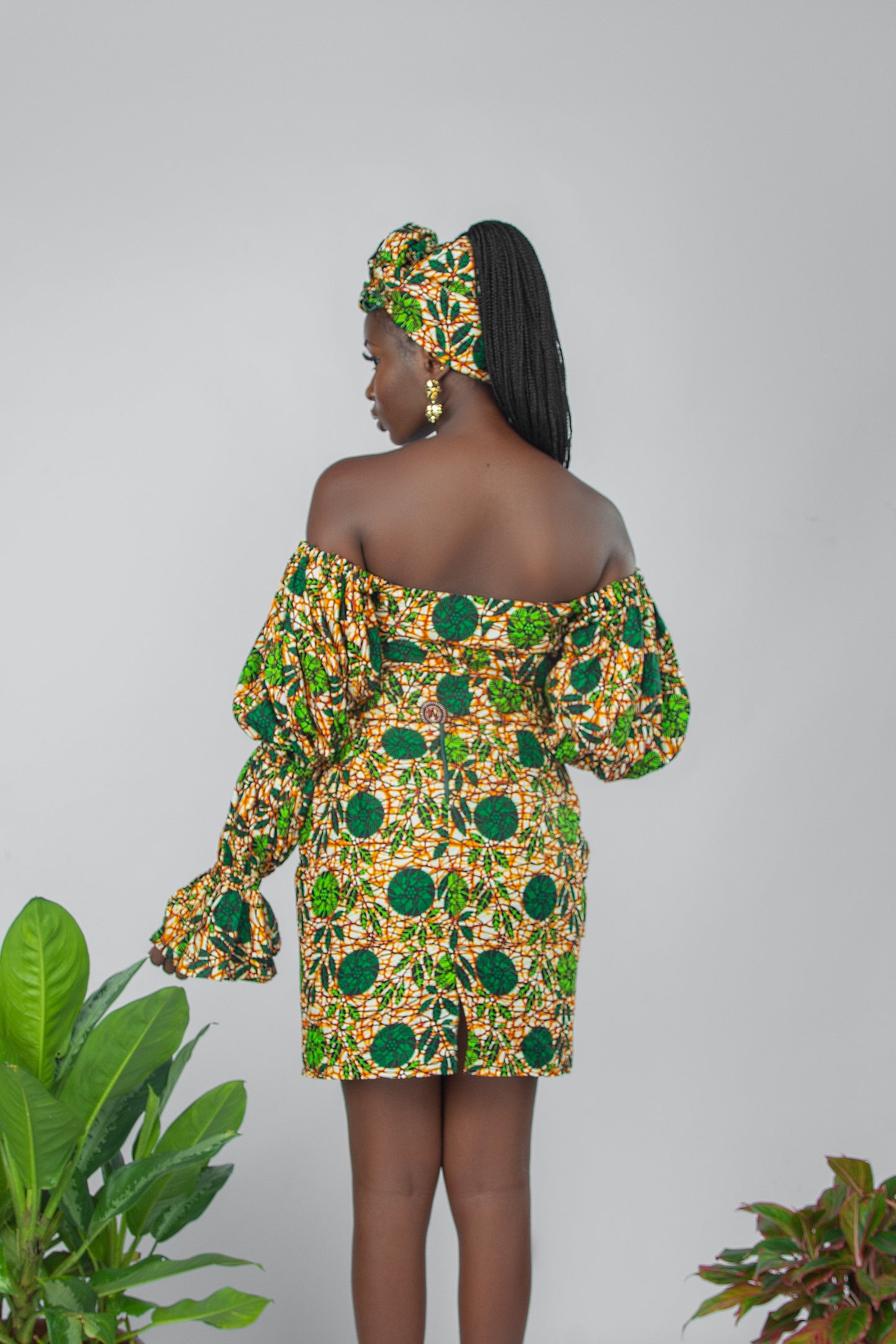 AREWA African Print Top